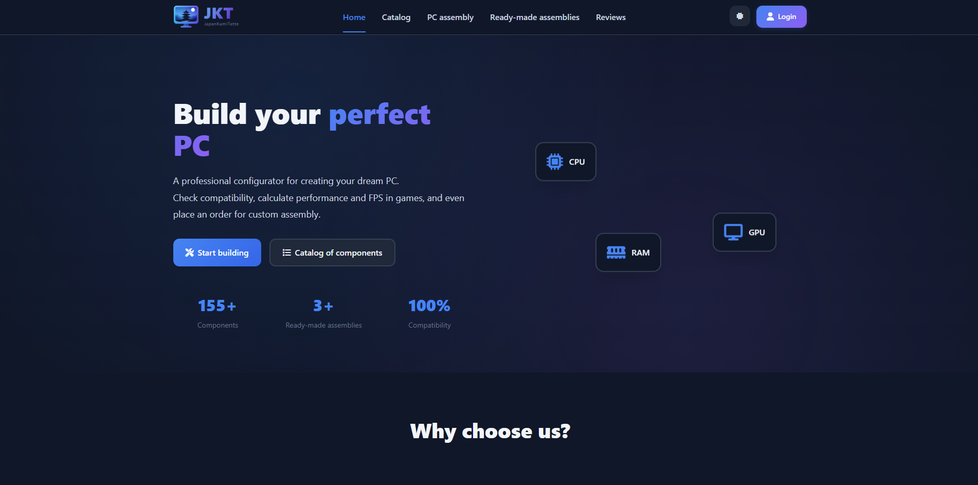 JKT personal website preview