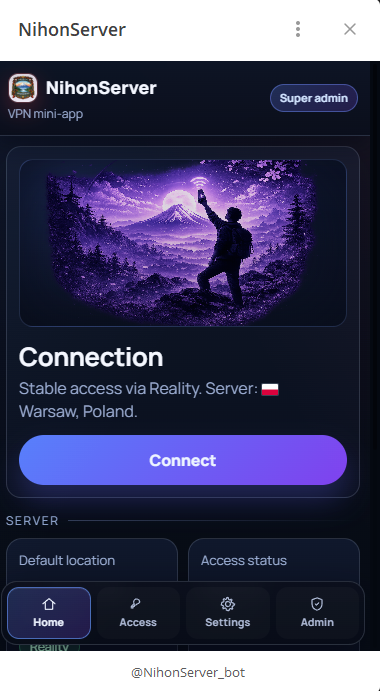 Telegram web app preview